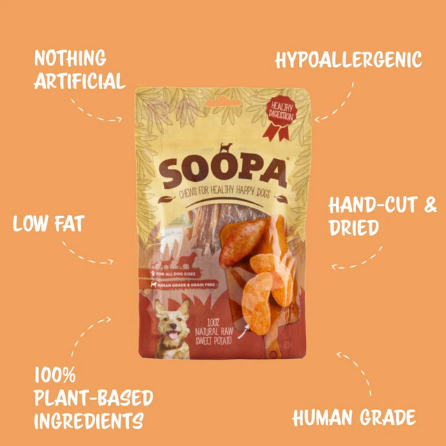 Soopa Hundesnack, Süßkartoffel Chews Veggie