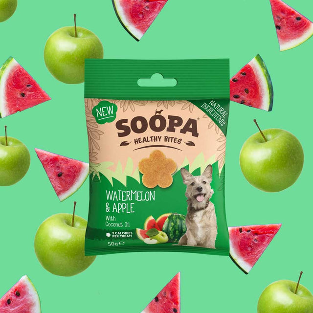 Soopa Hundekekse | Wassermelone & Apfel Bites Hundekeks