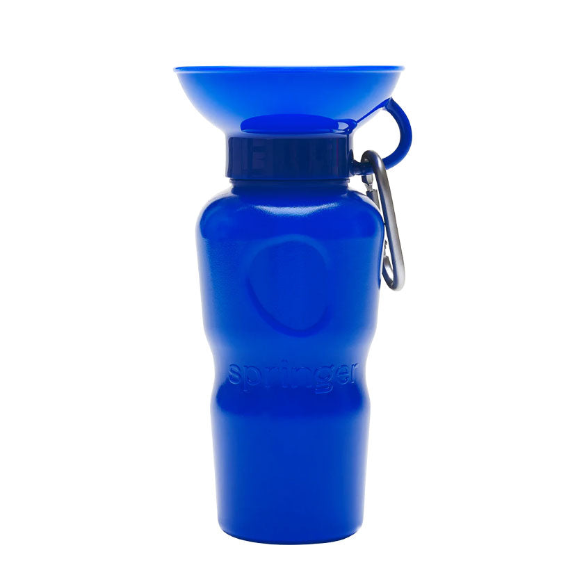 Springland Pets Classic, Indigo – Stylische Trinkflasche für Hunde