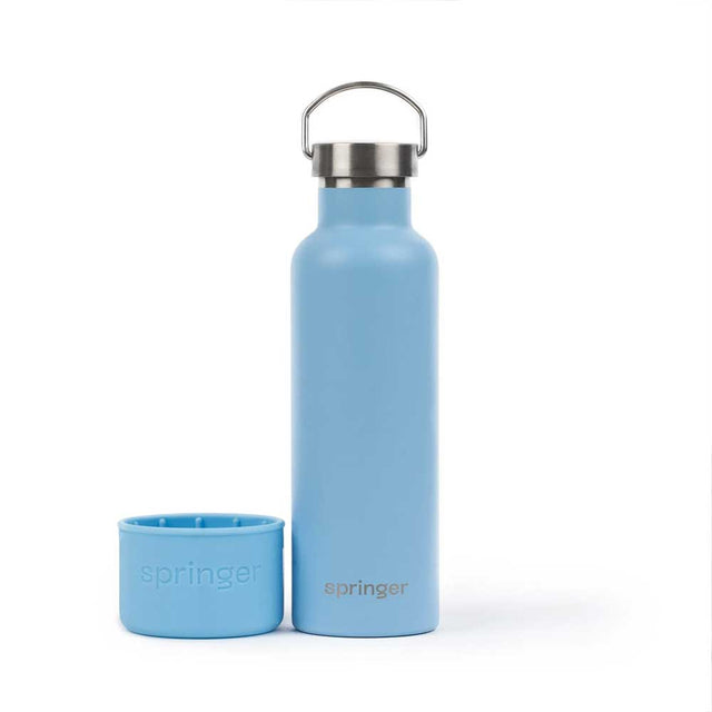 Springer Dog & Me Travel Bottle, Sky Blue 710 ml Trinkflasche