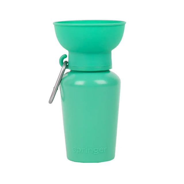 Springer Travel Bottle The Flip, Green 590ml Trinkflasche