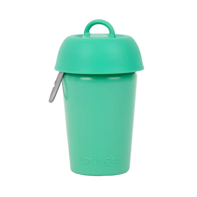 Springer Travel Bottle The Flip, Green 590ml Trinkflasche