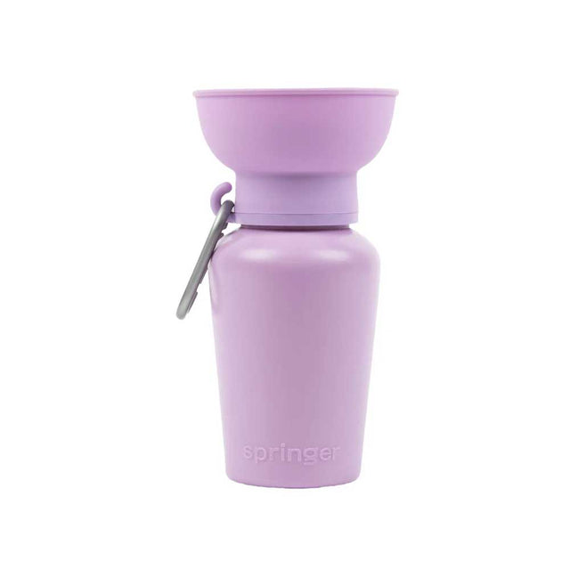 Springer Travel Bottle The Flip, Lilac 590ml Trinkflasche