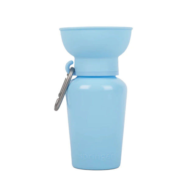 Springer Travel Bottle The Flip, Sky Blue 590ml Trinkflasche