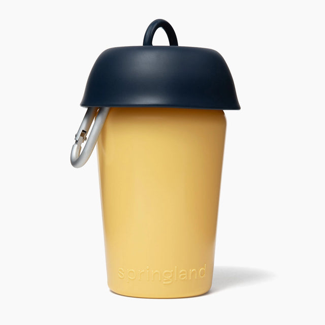 Springland Pets Travel Bottle The Flip, Navy/Butter Trinkflasche