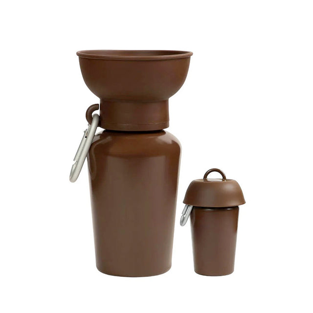 Springland Pets Travel Bottle The Flip, Chocolate Brown Twig Trinkflasche