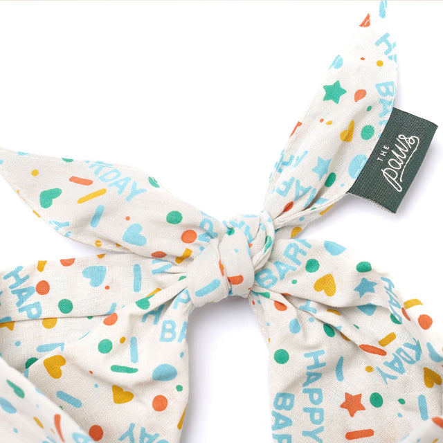 The Paws Bandana, Sparkle Pawty Blue Hundehalstücher