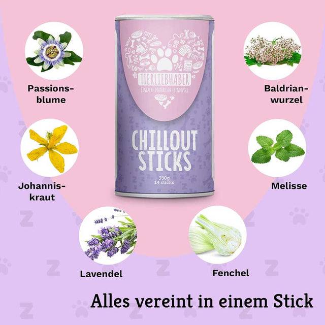 Tierliebhaber Chillout Sticks Funktionssnack
