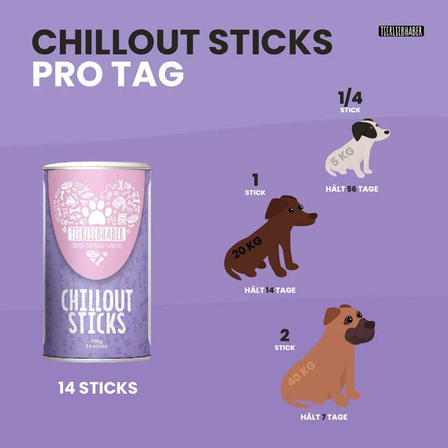 Tierliebhaber Chillout Sticks Funktionssnack