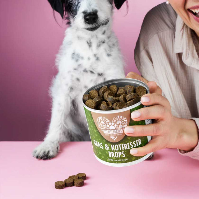 Tierliebhaber Gras & Kotfresser Drops Funktionssnack