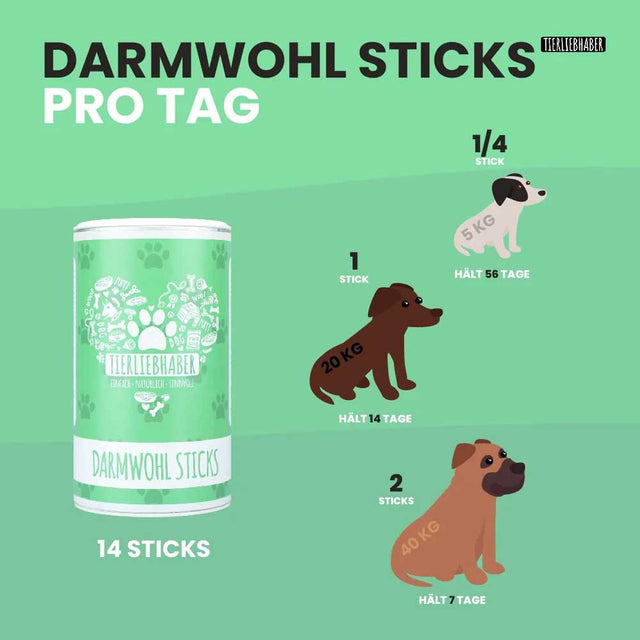 Tierliebhaber Darmwohl-Sticks Funktionssnack