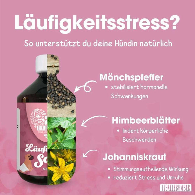 Tierliebhaber Läufigkeitssaft Funktionssnack