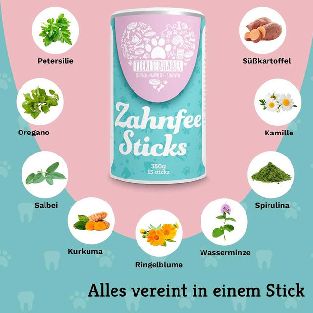 Tierliebhaber Zahnfee-Sticks Zahnpflege