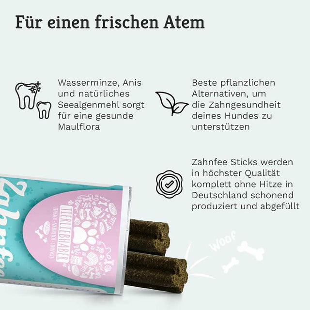 Tierliebhaber Zahnfee-Sticks Zahnpflege