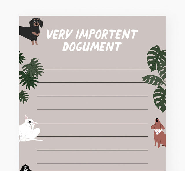 Typealive Notizblock „DOGS“, schmal Accessoires