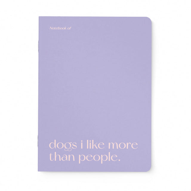 Typealive Notizheft „DOGS I LIKE MORE”