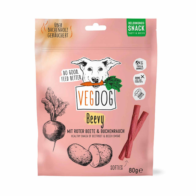 VEGDOG Hundeleckerli Vegan, Beevys Veggie