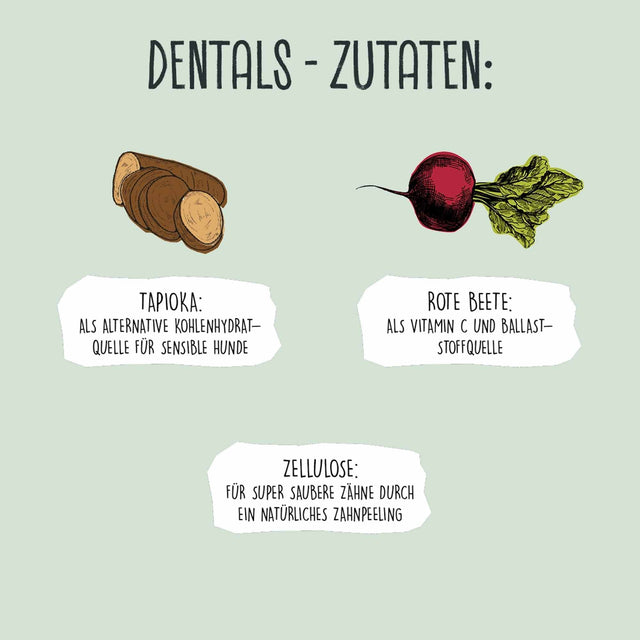 VEGDOG Hundesnack Vegan, Dentals Small Veggie