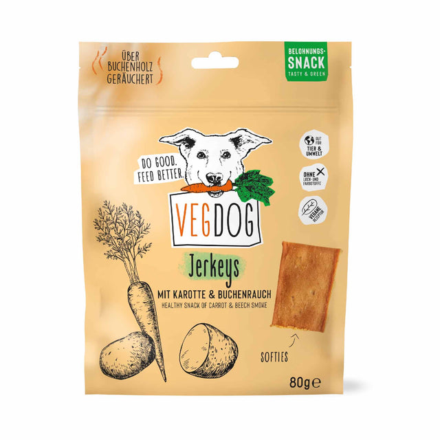 VEGDOG Hundeleckerli Vegan, Jerkeys Veggie