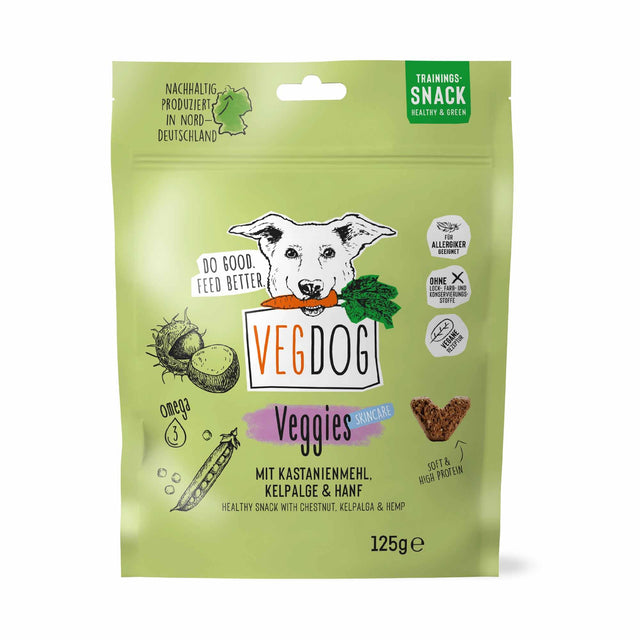 VEGDOG Hundeleckerli Vegan, Veggies Skincare Veggie