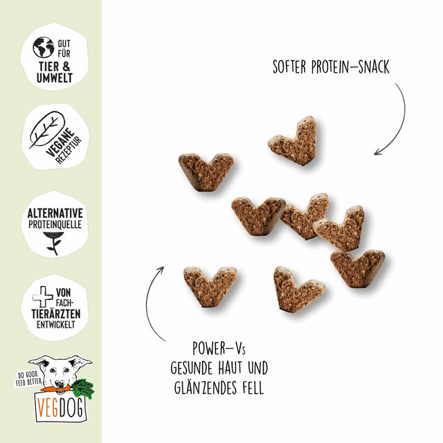 VEGDOG Hundeleckerli Vegan, Veggies Skincare Veggie