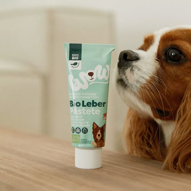 Wow Bio Leberpastete, 80g Hundeleckerli