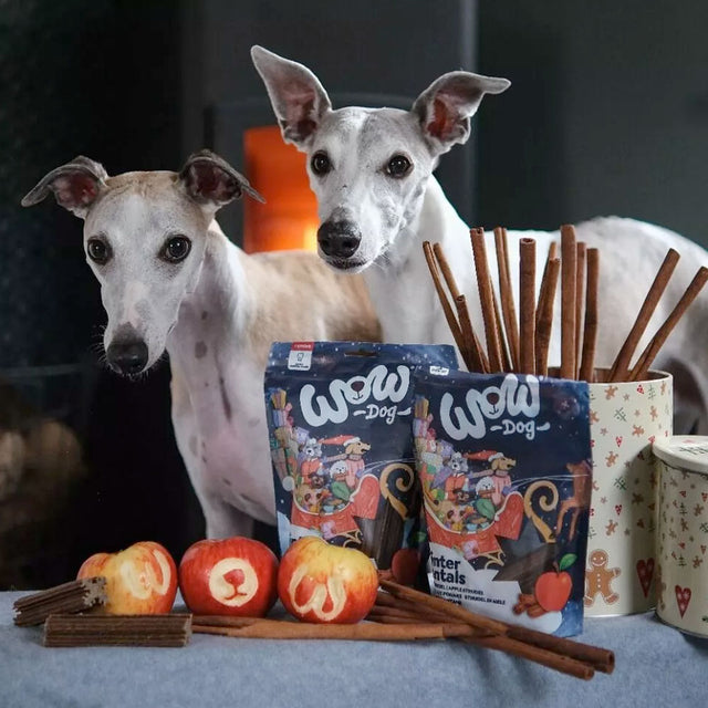 Wow Winter Dentals, Apfelstrudel Zahnpflege für Hunde