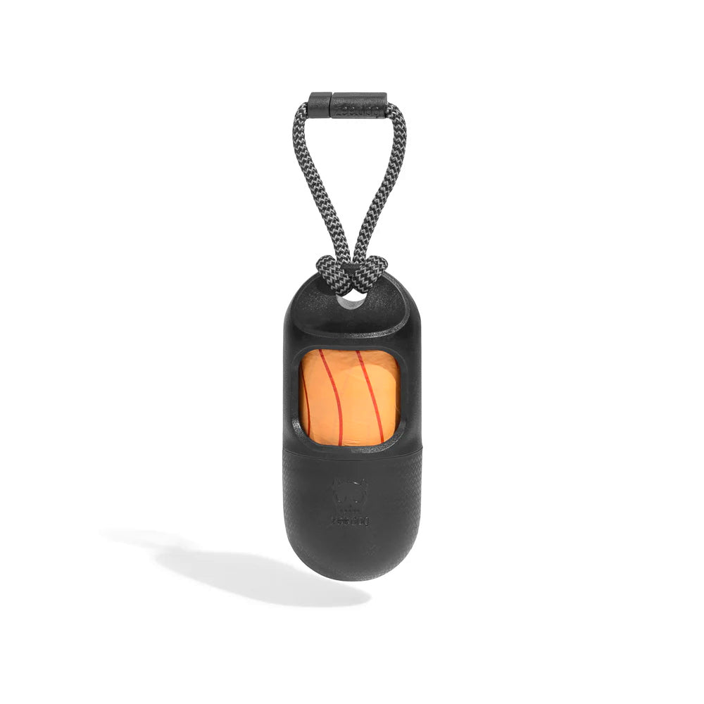 zee.dog Kotbeutelspender Schwarz – minimalistisch & robust