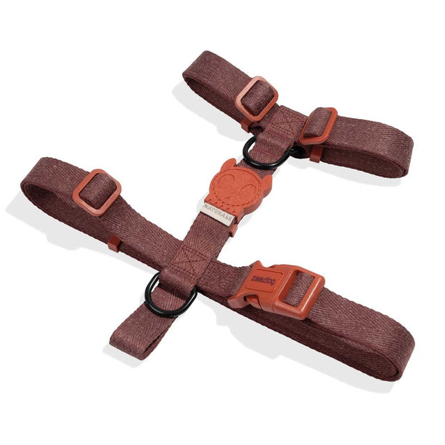 Hundegeschirr H-Harness Naturals, Cocoa