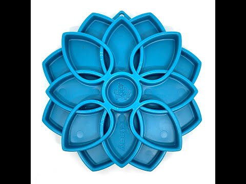 Sodapup Antischlingnapf | eTray Mandala Gelb Interaktiv