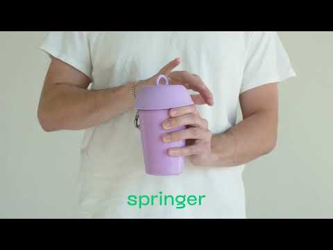 Springer Travel Bottle The Flip, Mango/Zitrone 590ml Trinkflasche