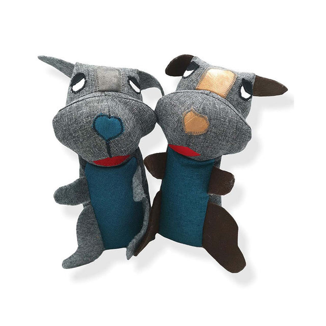 Nufnuf Hundespielzeug Upcycled, Biff Stoffspielzeug