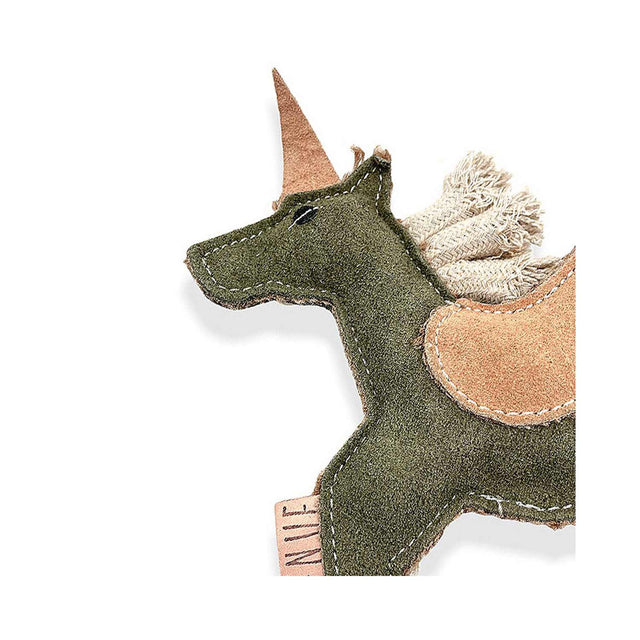 Nufnuf Hundespielzeug Leder SCOOBY EINHORN Lederspielzeug