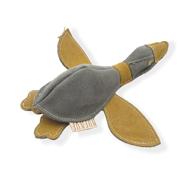 Nufnuf Hundespielzeug Leder SCOOBY DUCK Lederspielzeug