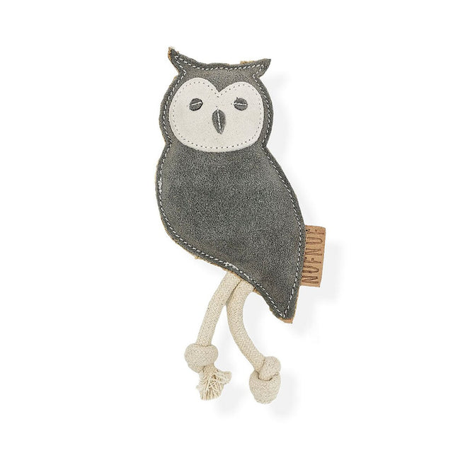 Nufnuf Hundespielzeug Leder SCOOBY EULE Lederspielzeug