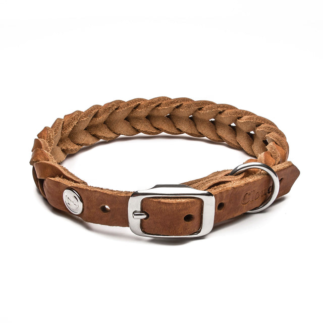 Cloud7 Hundehalsband Central Park | Camel, Chrom Hundehalsband