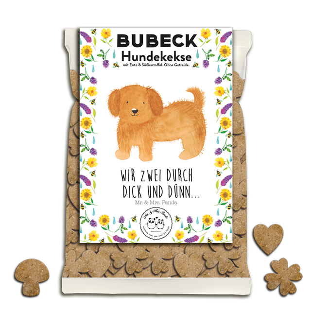Bubeck Hundekekse Mr. & Mrs. Panda getreidefrei, 210g Hundekeks