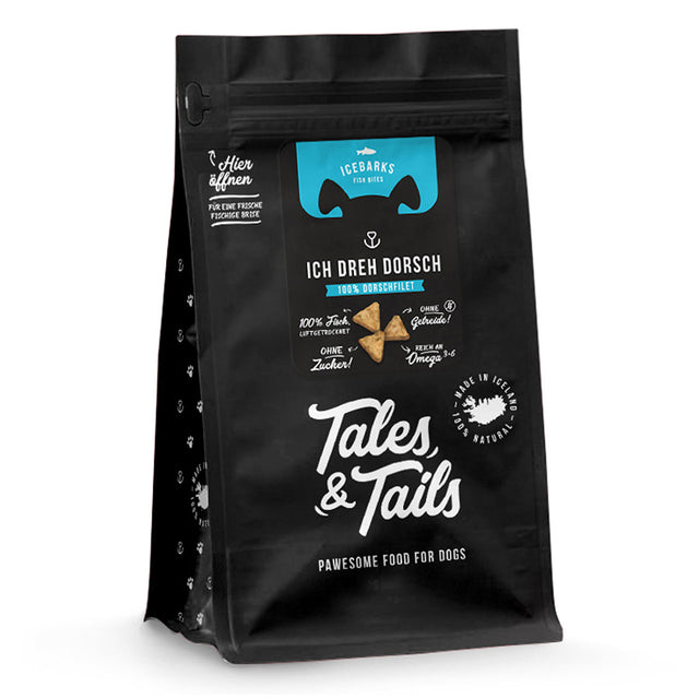 Tales & Tails Hundeleckerli | Ich dreh Dorsch, 70g Fleischsnacks