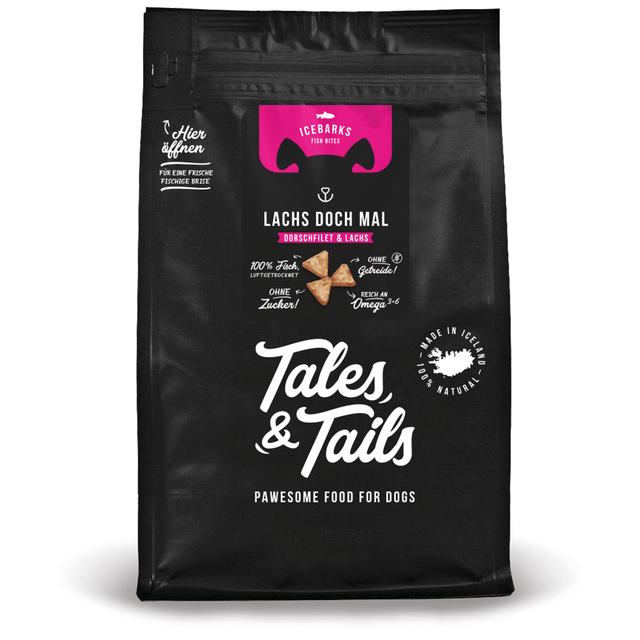 Tales & Tails Hundeleckerli | Lachs doch mal, 70g Fleischsnacks