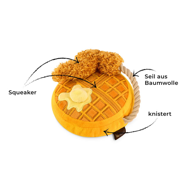 P.L.A.Y. Hundespielzeug | Chicken & Woofles Stoffspielzeug