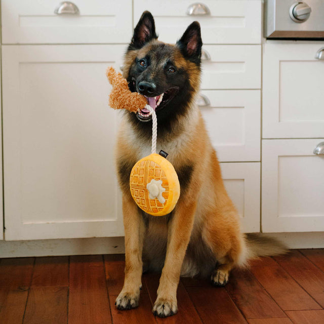 P.L.A.Y. Hundespielzeug | Chicken & Woofles Stoffspielzeug