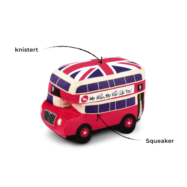 P.L.A.Y. Hundespielzeug | Lickety-Split Bus Stoffspielzeug