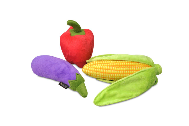 P.L.A.Y. Hundespielzeug | Aubergine Stoffspielzeug