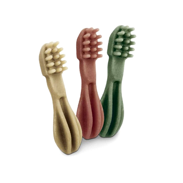 Whimzees Kausnack vegan | Zahnbürste Zahnpflege für Hunde