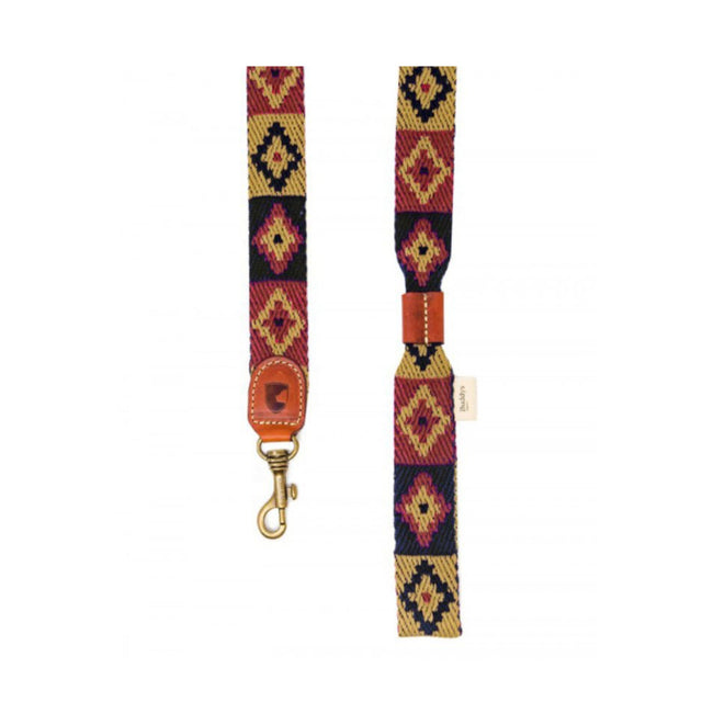Buddys Dogwear Hundeleine Peruvian Indian Blue Hundeleine City-Leine (120cm)
