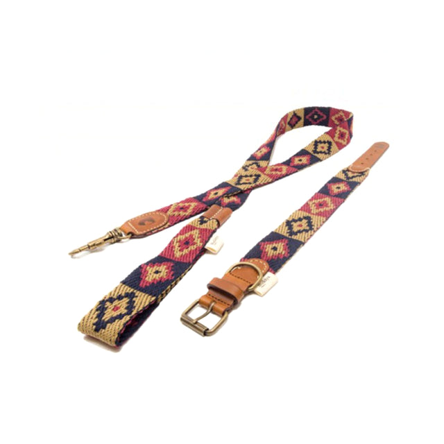 Buddys Dogwear Hundehalsband Peruvian Indian Blue Hundehalsband
