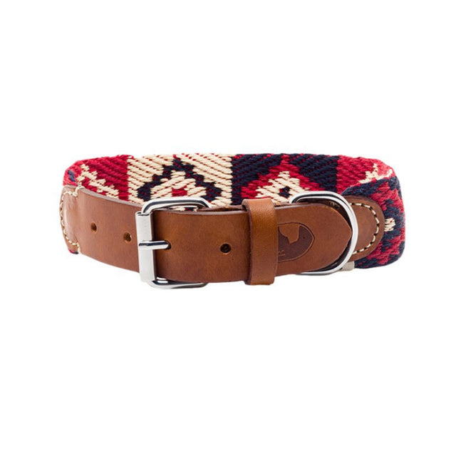 Buddys Dogwear Hundehalsband Peruvian Indian Red Hundehalsband