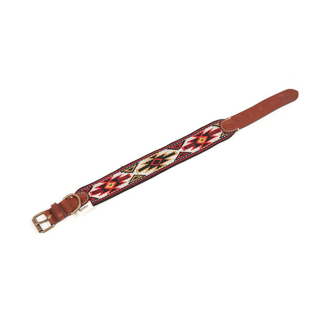 Buddys Dogwear Hundehalsband Peyote Red Hundehalsband