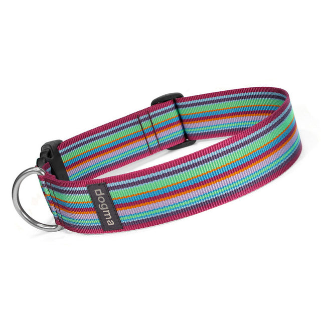 dogma Hundehalsband Stripes 40 | Lilabunt Hundehalsband