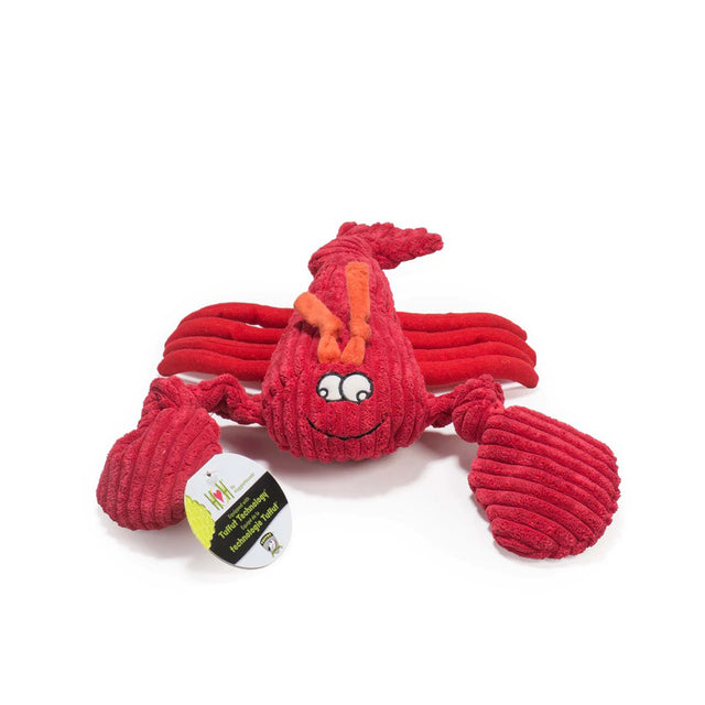 HuggleHounds Hundespielzeug Knottie | McCracken the Lobsta Stoffspielzeug L